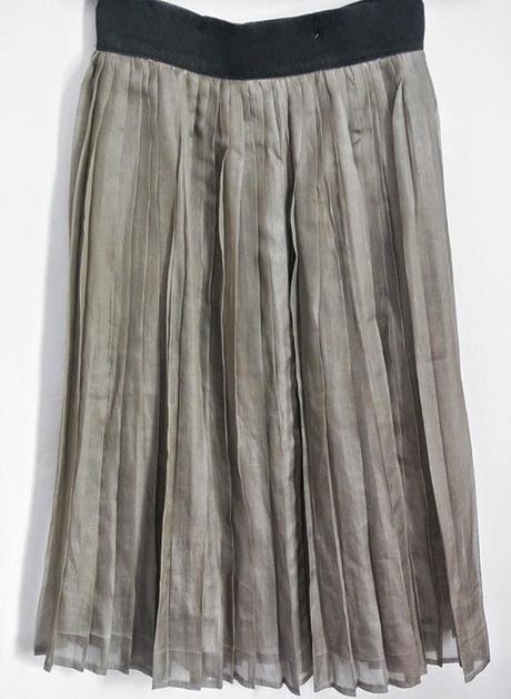 60's PLATED SKIRT