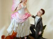 magico matrimonio cake topper