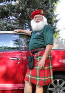 Anche a Santa piace il kilt!