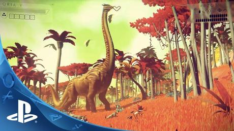 No Man's Sky - Il trailer di gameplay mostrato sul palco di PlayStation 4