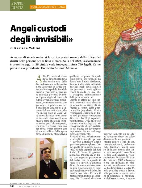 Avvocati di strada, angeli custodi degli 