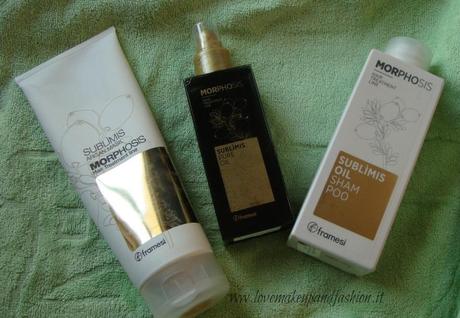 Capelli Morbidi e Setosi con Morphosis Sublìmis Oil by Framesi [Review]