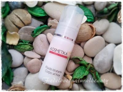 Kosmetika: cristalli liquidi per capelli, crema pelli grasse, fluido corpo aloe, maschera viso calendula