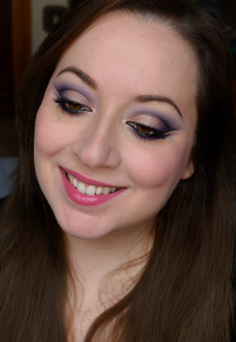 Make up viola e bronzo con Entropy di Nabla Cosmetics