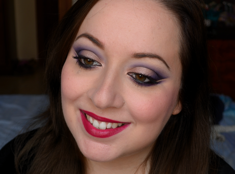 Make up viola e bronzo con Entropy di Nabla Cosmetics