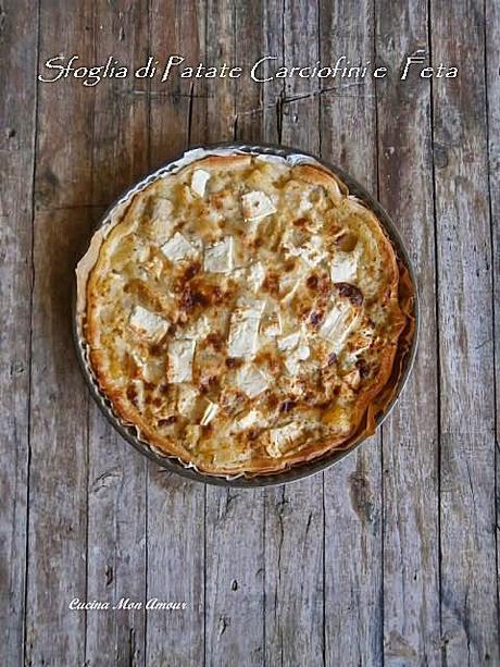 Quiche con Patate Carciofini e Feta