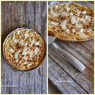 Quiche con Patate Carciofini e Feta