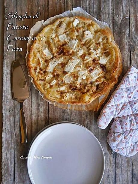 Quiche con Patate Carciofini e Feta