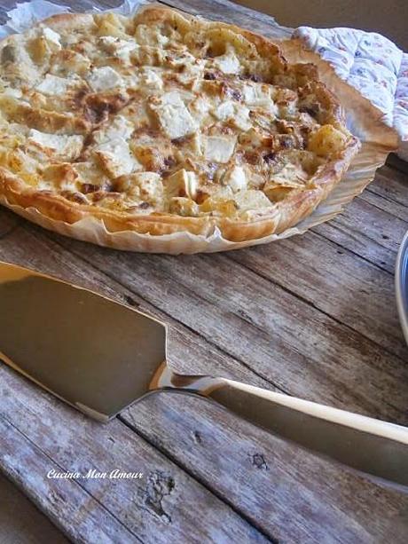 Quiche con Patate Carciofini e Feta