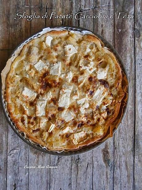 Quiche con Patate Carciofini e Feta