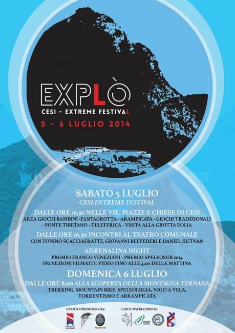 Questo weekend EXPLO’ Cesi Extreme Festival in Umbria