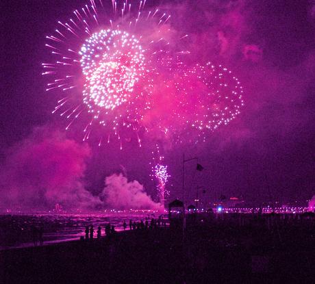 Notte Rosa 2014 fuochi d'artificio