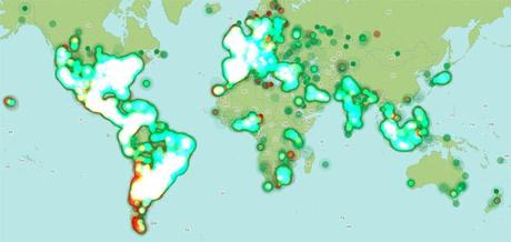 brasile-cile-mappa-tweet