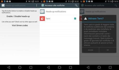 heads up notifications 600x355 Heads up notifications: le notifiche di Android L sul tuo dispositivo applicazioni  play store google play store 