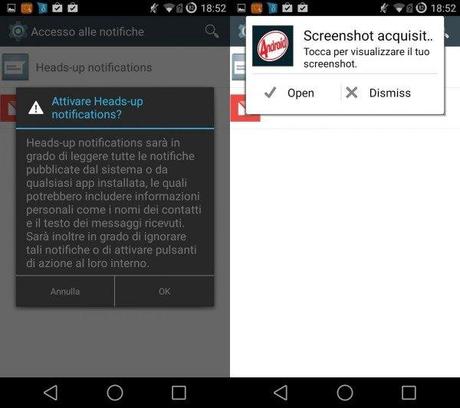 heads up 2 600x533 Heads up notifications: le notifiche di Android L sul tuo dispositivo applicazioni  play store google play store 