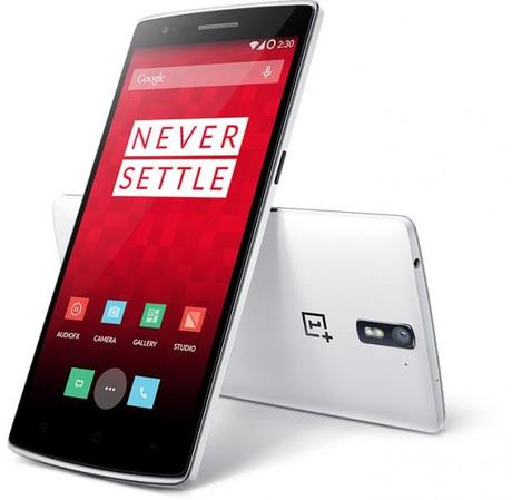 OnePlus One Bianco 600x586 OnePlus One: arriverà anche Android L smartphone  Smartphone OnePlus One oneplus android 