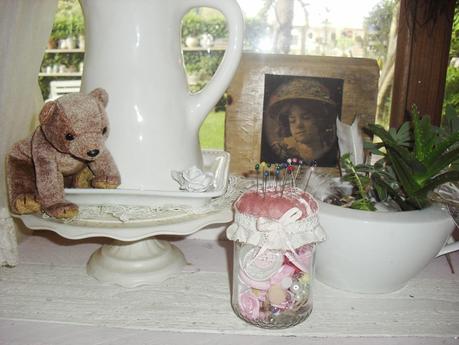 shabby chic orso e punta spilli