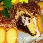 Torta marmorizzata con crema Chantilly