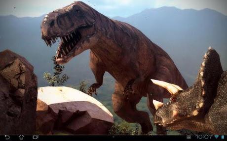  Dinosaurs 3D   straordinario Live Wallpaper per Android!