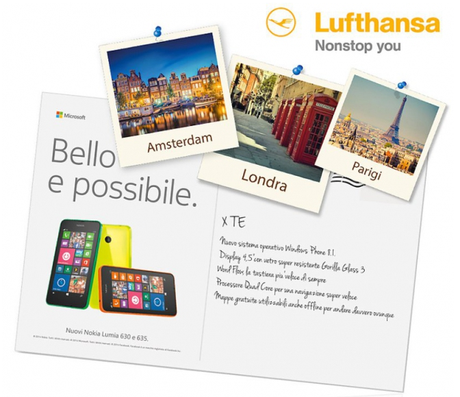 Lumia 630 e 635 volano con Lufthansa