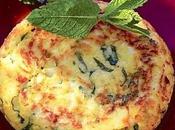 Omelette brocciu menta.