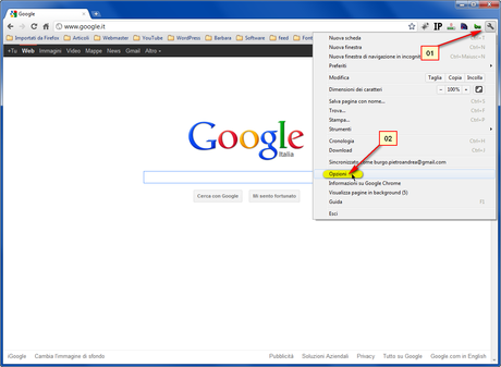 Guida introduttiva di Chrome: impostazioni.