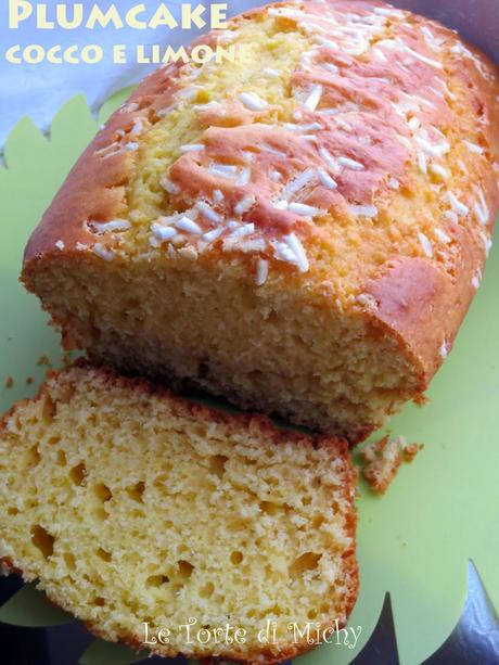 Plumcake cocco e limone