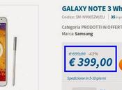 Offerta speciale Samsung Galaxy Note rispettivamente euro