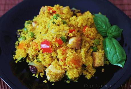 Quinoa e la paella vegetale