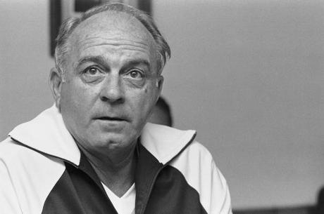 Alfredo Di Stefano, former football player. Di Stefano, one of the best footbal players ever, when he trained Real Madrid.