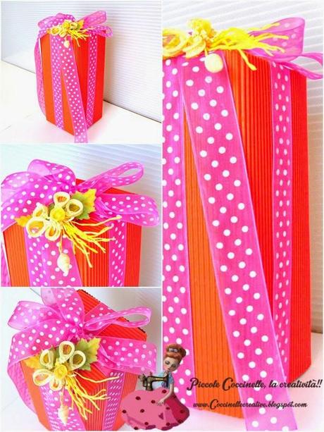 Packaging scatoletta regalo fatta a mano e in vari colori!!