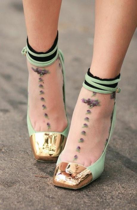 Trend Alert - socks and heels