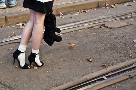 Trend Alert - socks and heels