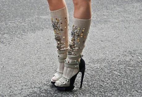 Trend Alert - socks and heels