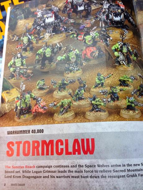 Sanctus Reach Stormclaw: altre immagini da White dwarf