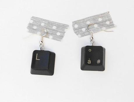 09 Computer Keyboard Earrings