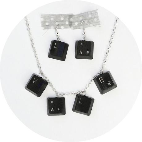 10 Computer Keyboard Earrings