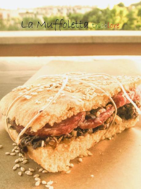 La Muffoletta tricolore al salame piacentino D.O.P.