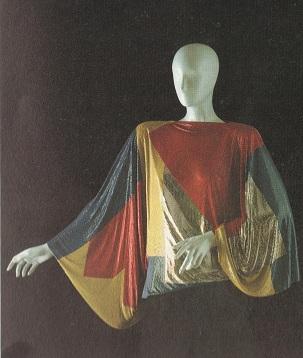 Gianni Versace 1984-85 Blusa in maglia di nickel