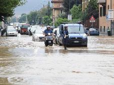 Forti temporali nord, esondato fiume Seveso