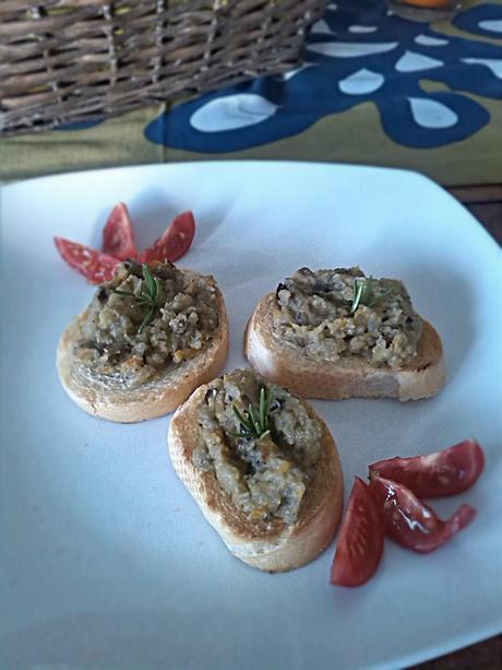 Crostini vegetariani!!