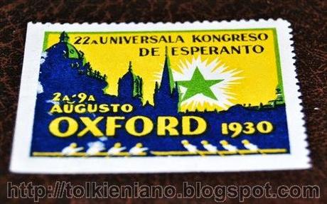 Il francobollo del 22a Congresso Universale di Esperanto, Oxford 1930