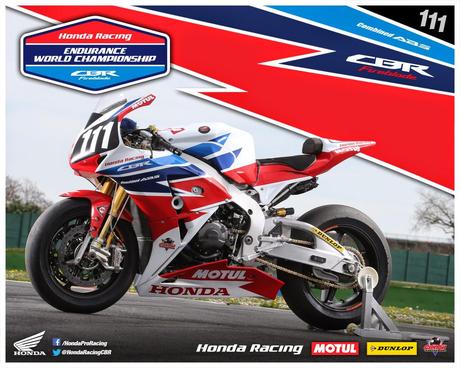 Honda CBR 1000 RR SP HondaRacingCBR World Endurance Team 2014