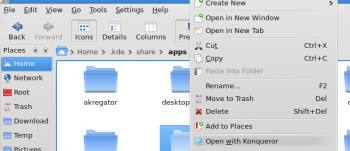 Guida alla scoperta di Dolphin, file manager focalizzato sulla usabilità, predefinito dell'attuale versione di KDE: i segnalibri.