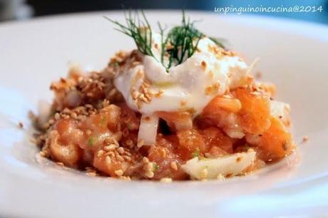 Tartare di salmone al lime