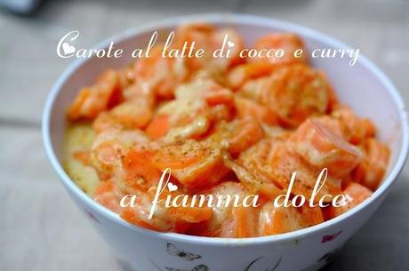 Carote al latte di cocco e curry