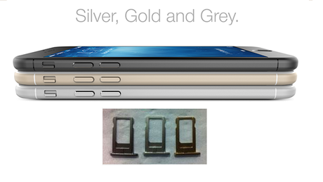 iPhone 6 – Sul web appaiono i vani della Sim confermando i colori Gold, Space Gray e Silver