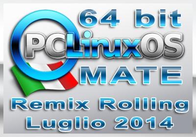 PCLinuxOS MATE italiano Remix a 64 bit luglio 2014