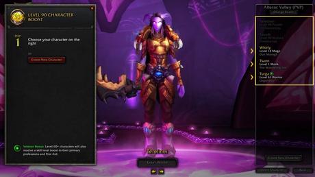 World of Warcraft - Video sul booster al livello 90