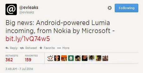Nokia pronta a lanciare un Lumia con a bordo Android?